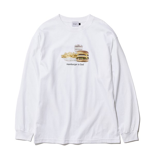 EFILEVOL եܥ/  Hamburger is God L/S ϥСåL/S